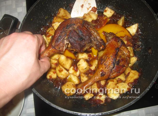 Утиные ножки под соусом как приготовить утиные ножки