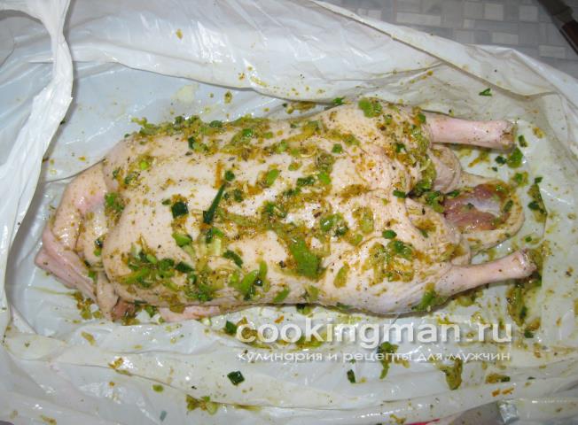 Утка в духовке фаршированная яблоками утка фаршированная