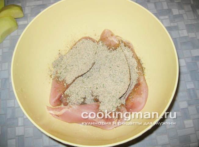 Куриные грудки запеченные с яблоками куриные грудки