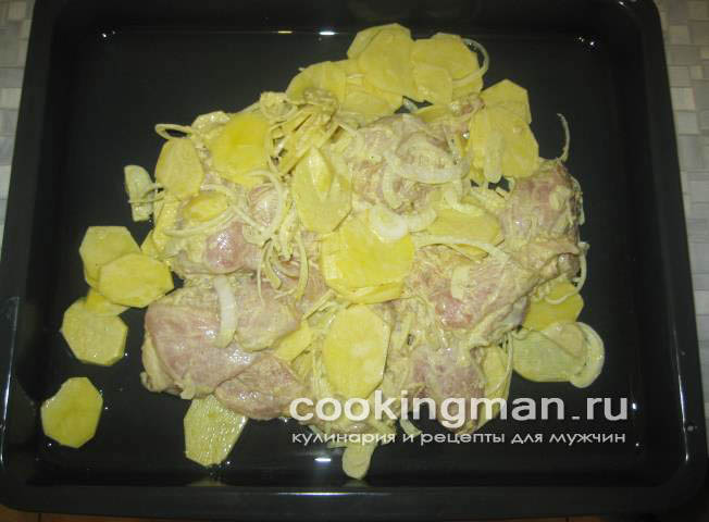 Куриные грудки с картошкой запеченная куриная грудка