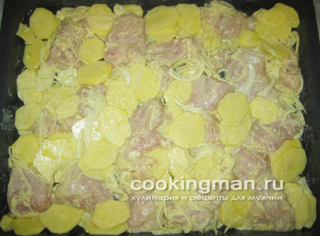 Куриные грудки с картошкой запеченная куриная грудка