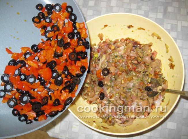 Фаршированная курица фаршированная курица фото рецепт