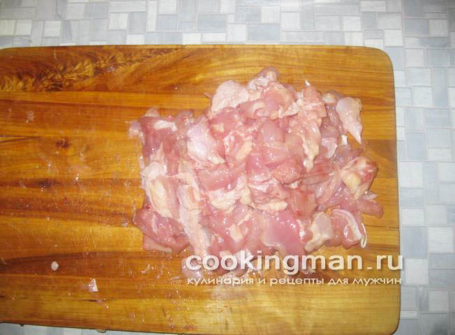 Курица жареная с луком в японском соусе курица жареная