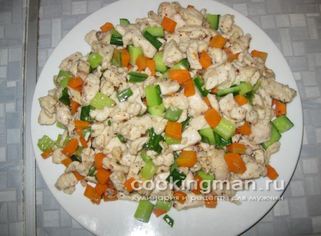 Курица с арахисом курица по-китайски