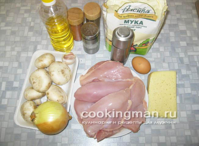 Отбивные из куриного филе куриные отбивные