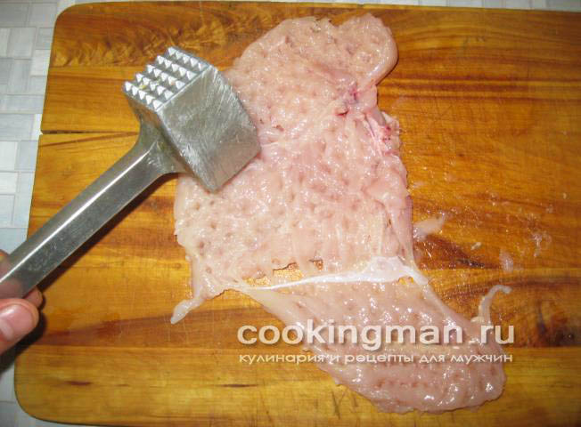 Отбивные из куриного филе куриные отбивные