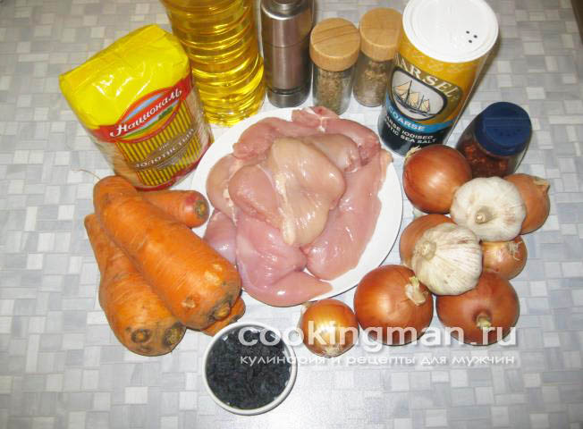 Плов с курицей плов с курицей рецепт