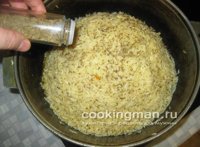 Плов с курицей плов с курицей с фото