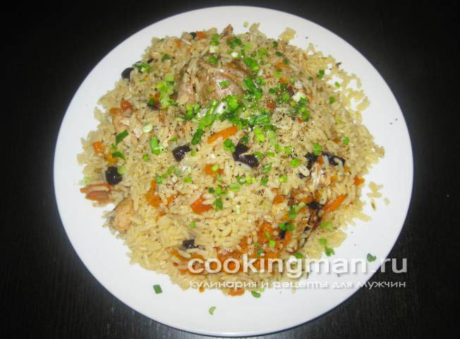 Плов с курицей плов с курицей рецепт