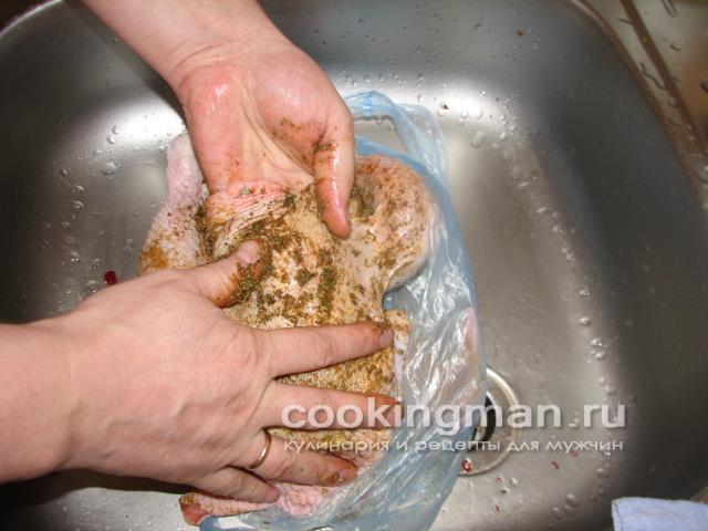 Курица запеченная в духовке с картошкой рецепт курицы в духовке