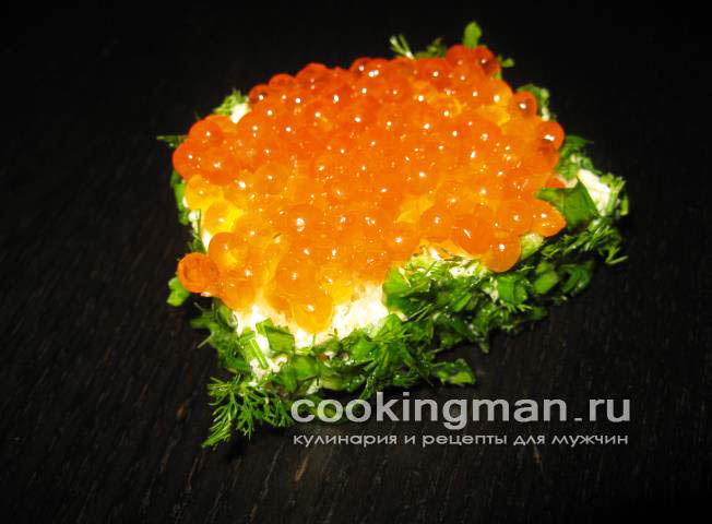 Бутерброд с красной икрой рецепт бутерброда с красной икрой