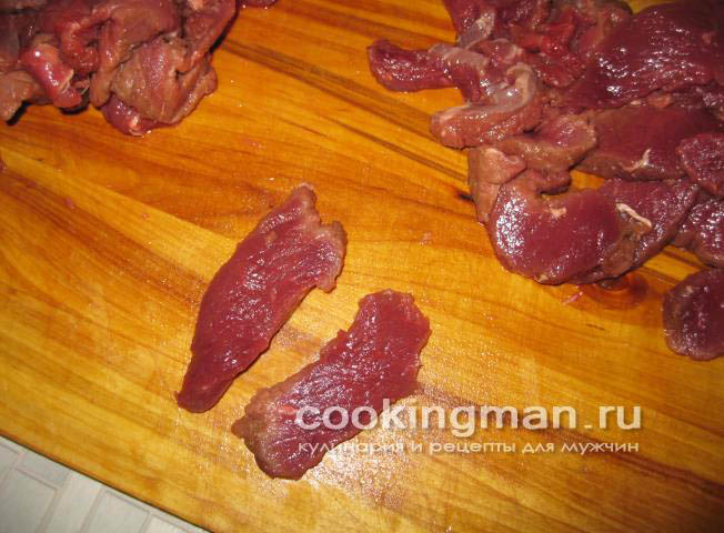 Мясо косули жареное блюда из косули