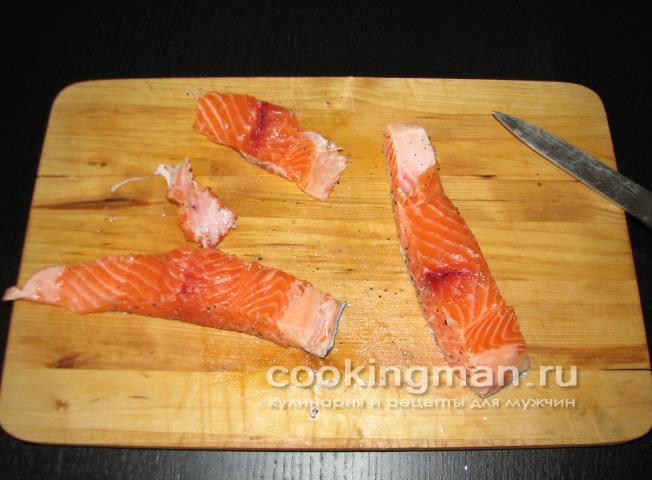 Запеченная форель с картошкой и сыром запеченная форель