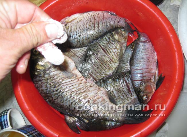 Караси жареные караси жареные