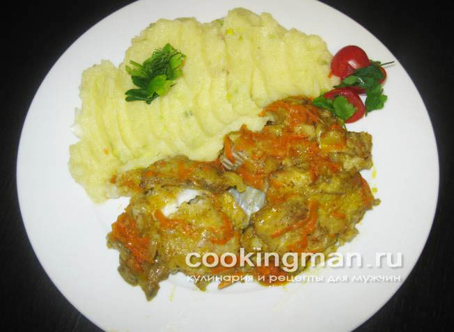 Минтай с луком и морковью минтай рецепты