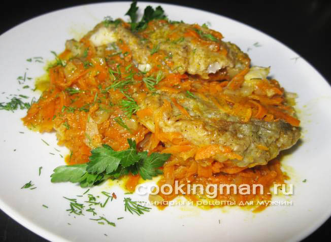 Минтай с луком и морковью минтай рецепты