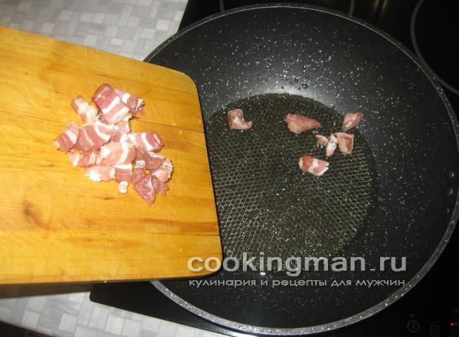 Картошка жареная на сале жареная картошка