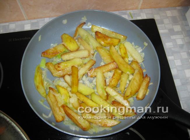 Жареная картошка жареная картошка рецепт