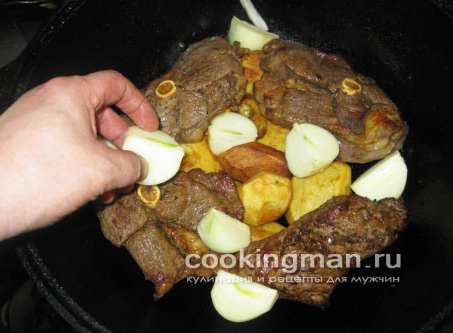 Картошка с мясом блюда из картошки и мяса