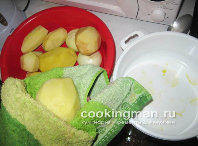 Картошка с мясом мясо с картошкой с фото