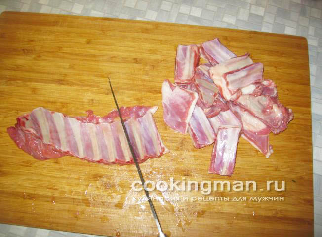 Бараньи ребрышки тушеные бараньи ребрышки