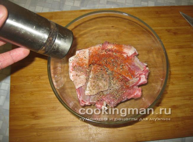 Бараньи ребрышки тушеные бараньи ребрышки