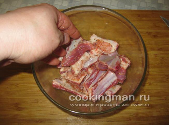 Бараньи ребрышки тушеные бараньи ребрышки