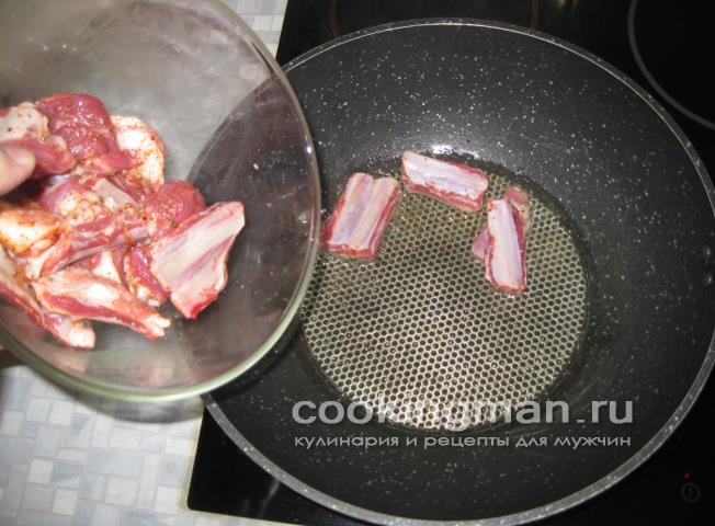 Бараньи ребрышки тушеные бараньи ребрышки