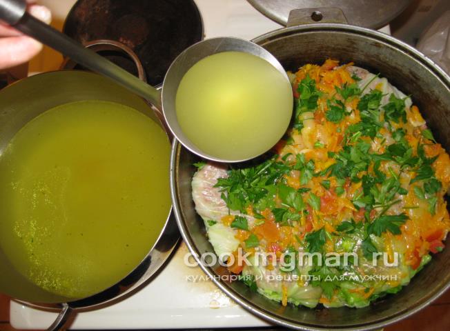 Голубцы с мясом телятины голубцы с рисом