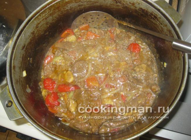 Говядина тушеная с грибами говядина тушеная