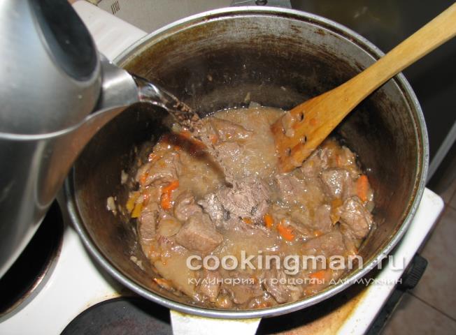 Картошка тушеная с мясом картошка с мясом