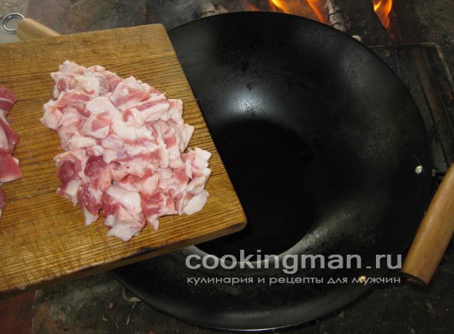 Грудинка тушеная с картошкой тушеная картошка
