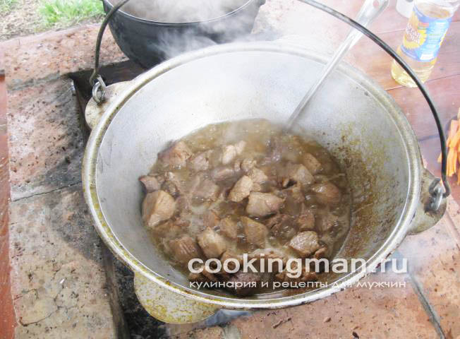 плов из свинины вкусный плов
