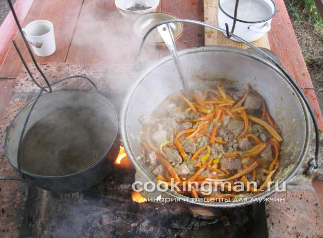 плов из свинины плов готов