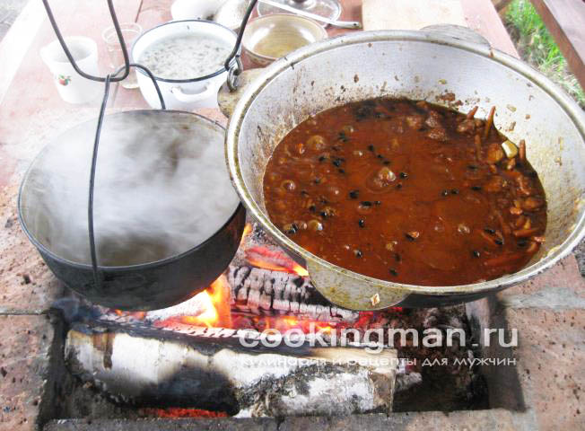 плов из свинины плов в казане