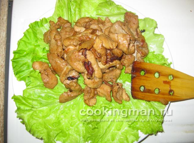 Свинина жареная с овощами приготовление свинины