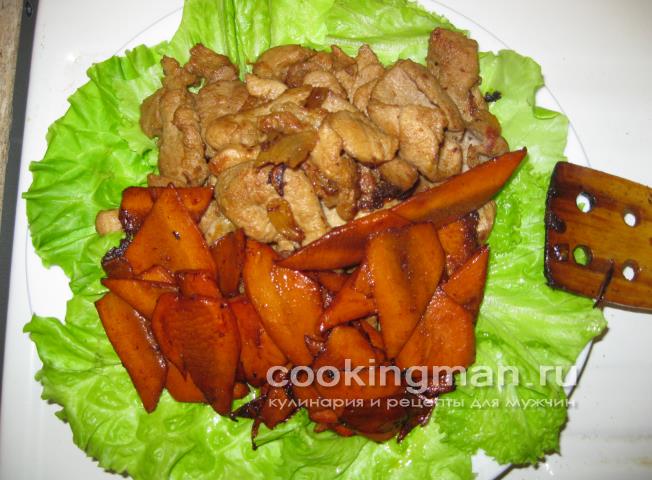 Свинина жареная с овощами приготовление свинины