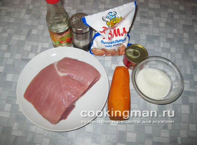 Свинина в кисло-сладком соусе свинина в кисло сладком