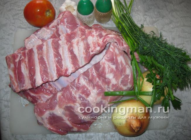 Свиные ребрышки гриль ребрышки на гриле