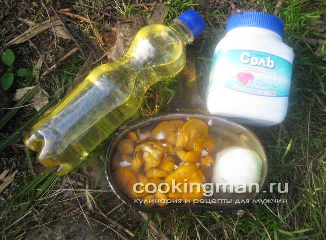 Жареные лисички жареные лисички