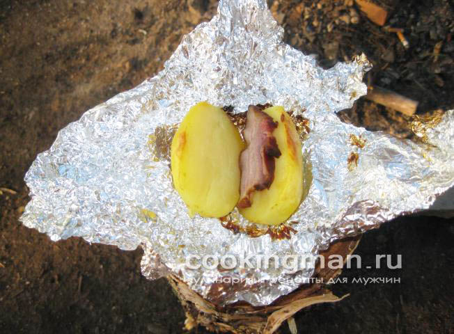 Картошка запеченная с салом запеченная картошка