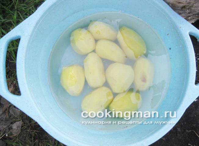 Картошка запеченная с салом картошка печеная
