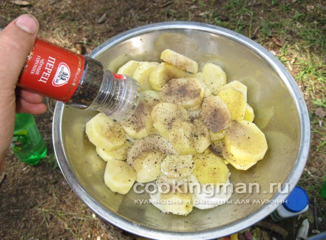 Таймень запеченный блюда из тайменя