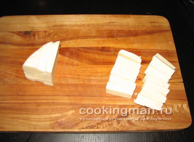 салат из сыра и помидор