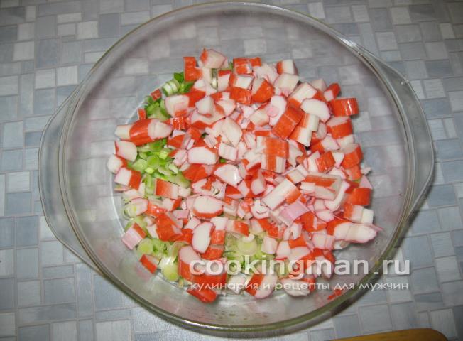Салат из крабовых палочек и кукурузы салат из крабовых палочек