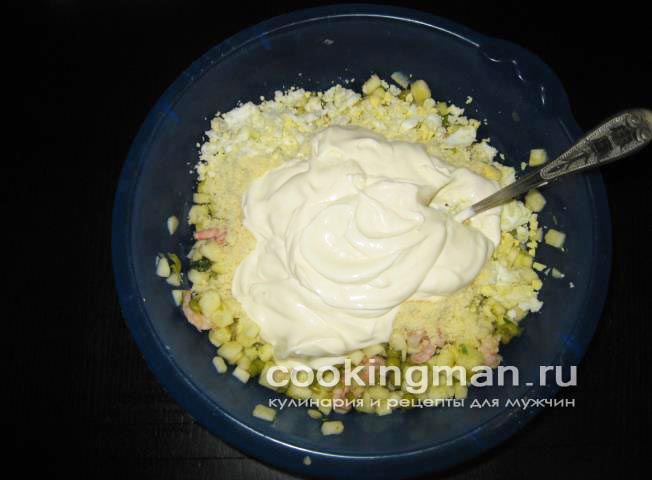 Салат с креветками и яблоками салат с креветками