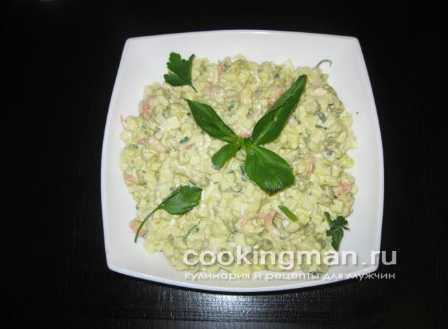 Салат с креветками и яблоками салат с креветками