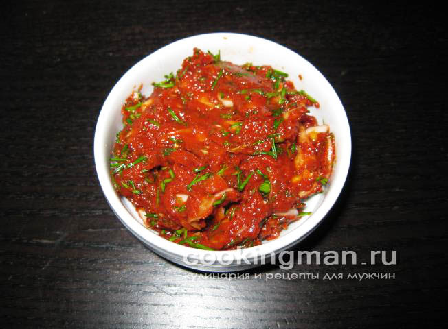 Томатный соус с чесноком к курице томатный соус