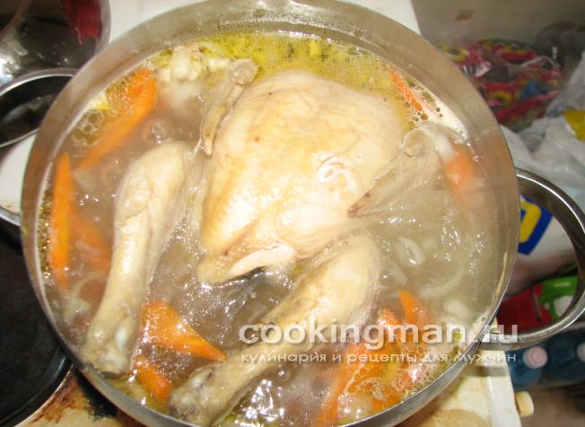 Куриный бульон с яйцом куриный бульон рецепт