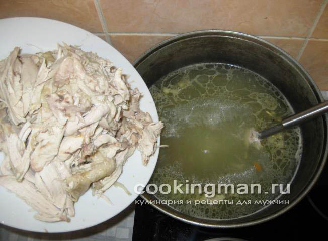 Куриный суп с лапшой суп куриный рецепт